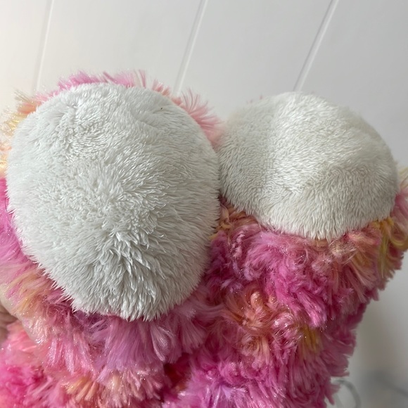 Build A Bear Endless Hugs Bright Pink Yellow Tie Dye Stuffed Animal Toy BAB 17" - Picture 13 of 13